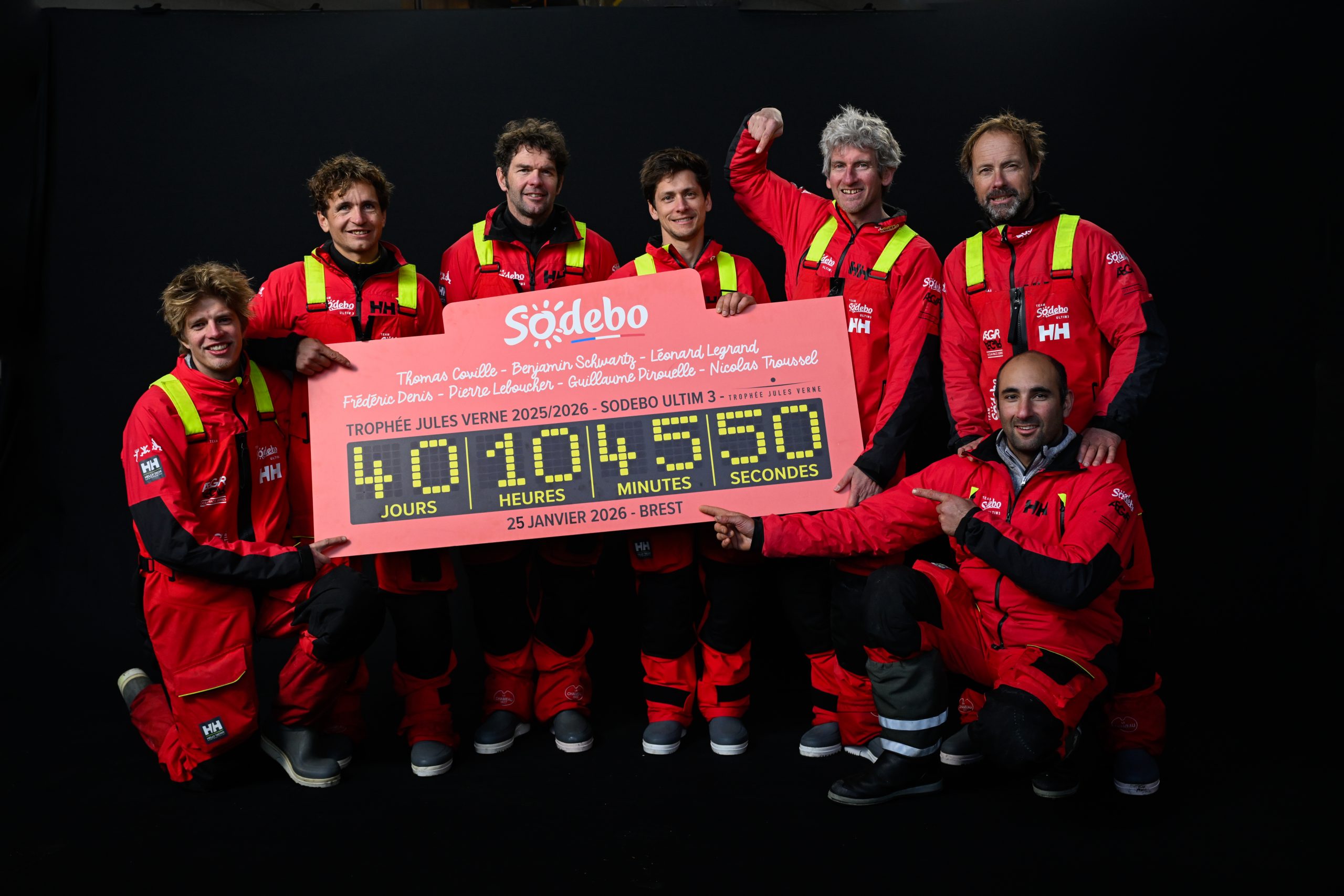 Le record du Trophée Jules Verne pour l'équipage de Thomas Coville sur Sodebo Ultim 3