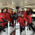 L'équipage au Complet pour fêter le record du Leeuwin